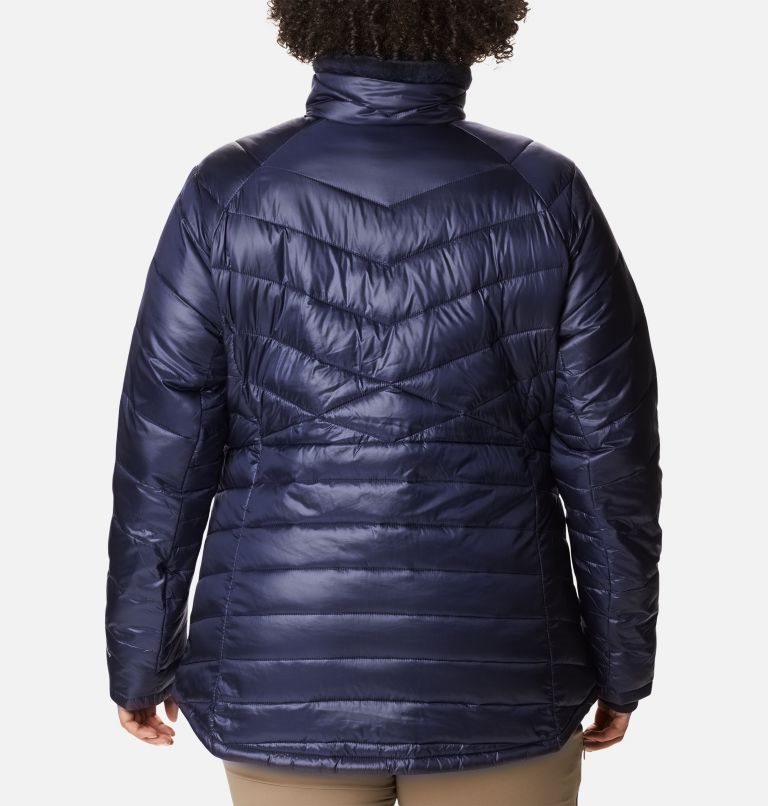 Women's Columbia Joy Peak Omni-Heat Infinity Insulated Jackets Navy | Plus Size CA-GA6L0